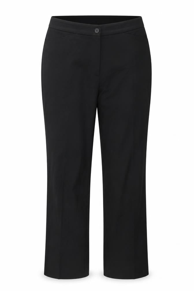 Wichele Womens Black  Polyester Trousers  Size 10 L20 in Regular