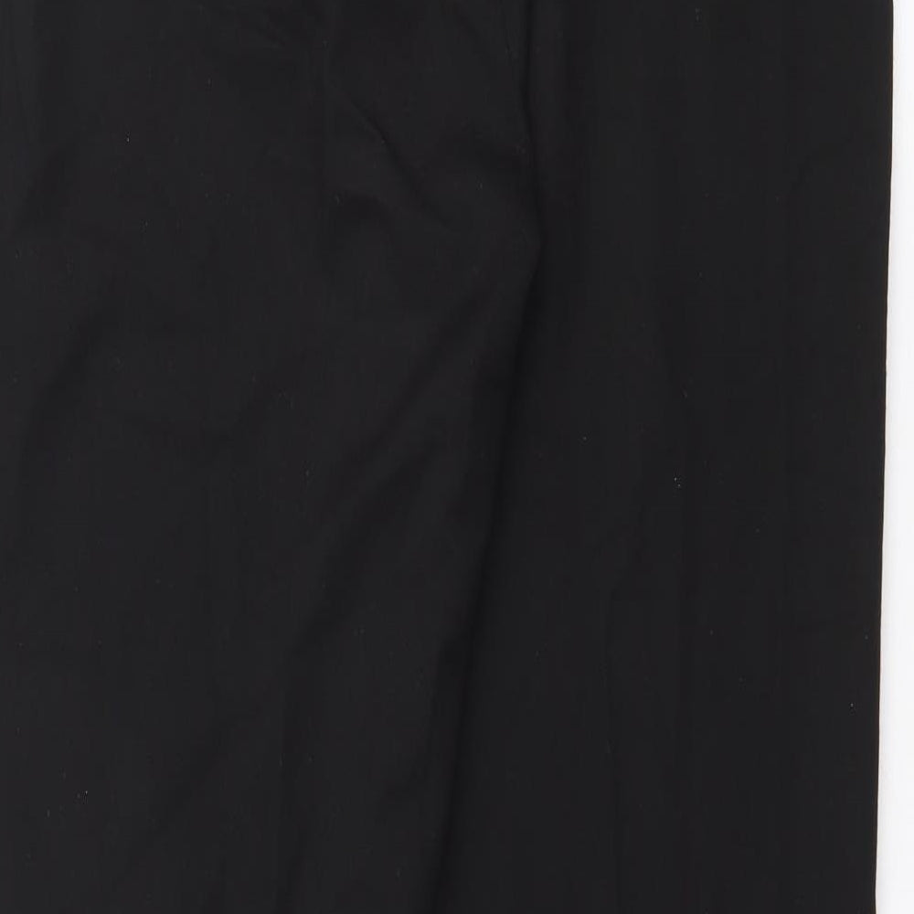Wichele Womens Black  Polyester Trousers  Size 10 L20 in Regular