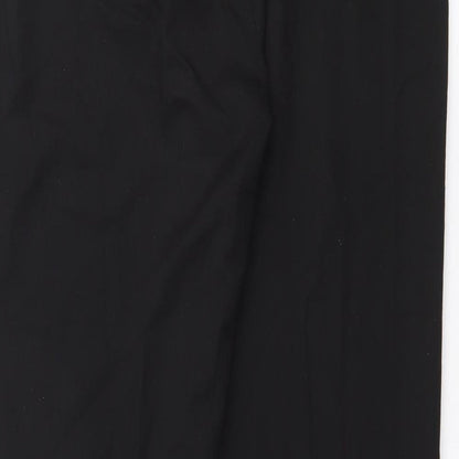 Wichele Womens Black  Polyester Trousers  Size 10 L20 in Regular