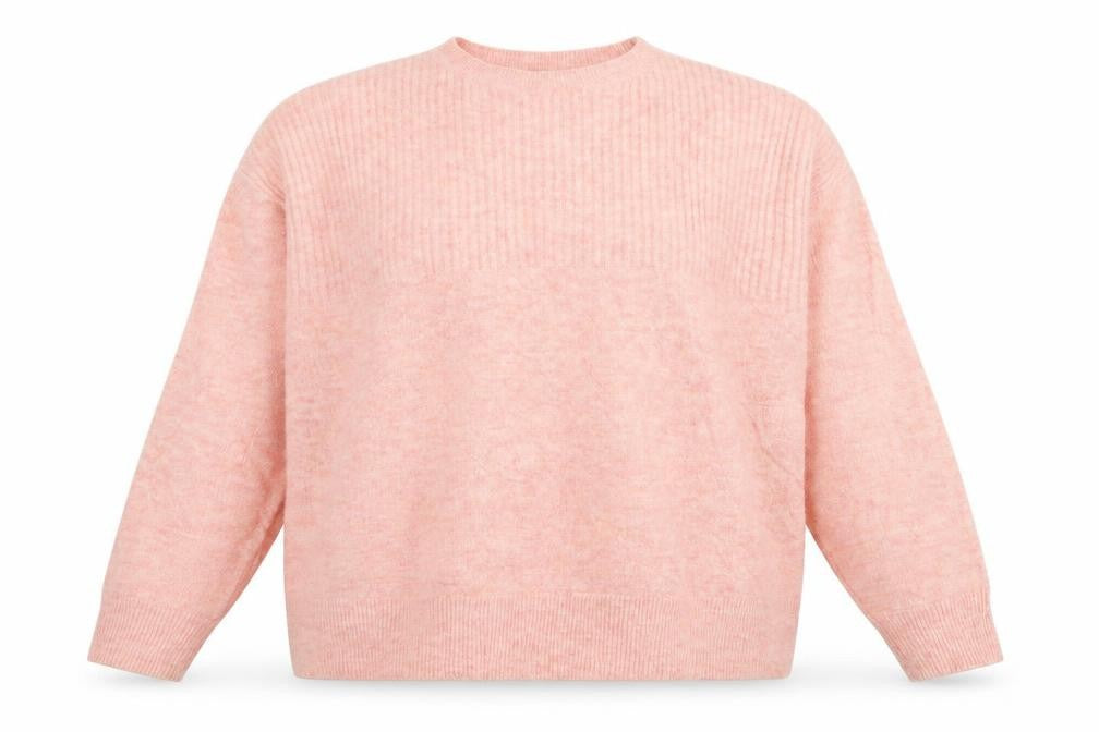 George Womens Pink Crew Neck  Polyester Pullover Jumper Size XL
