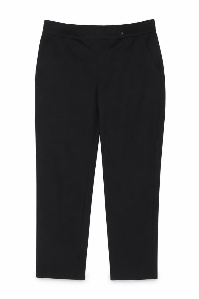 Classic Womens Black  Polyester Trousers  Size 14 L25 in Regular