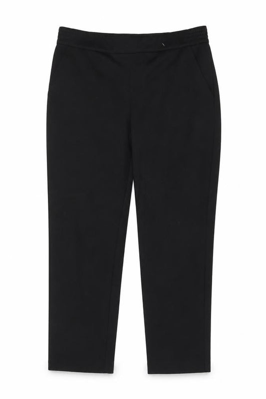 Classic Womens Black  Polyester Trousers  Size 14 L25 in Regular
