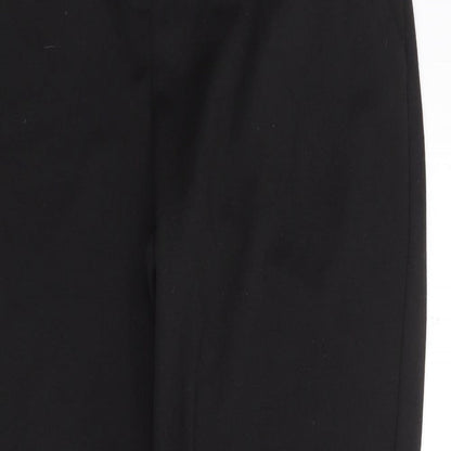 Classics Womens Black  Polyester Trousers  Size 14 L25 in Regular