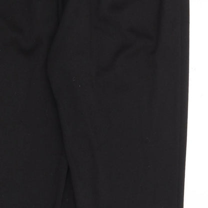 Classics Womens Black  Polyester Trousers  Size 14 L25 in Regular