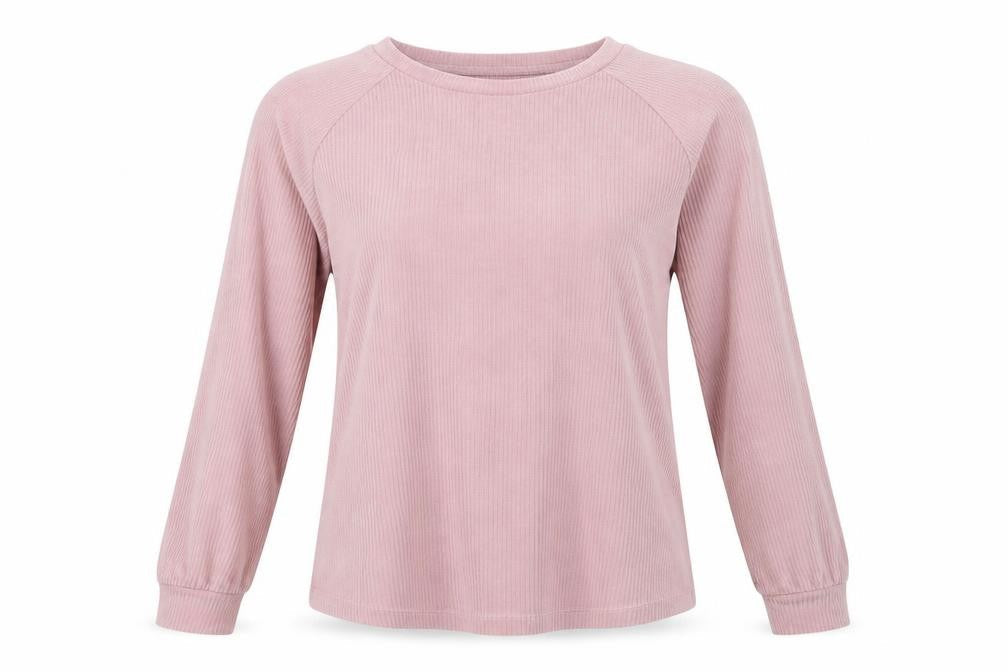 Primark Womens Pink  Polyester Pullover Sweatshirt Size 6  Pullover - Loungewear
