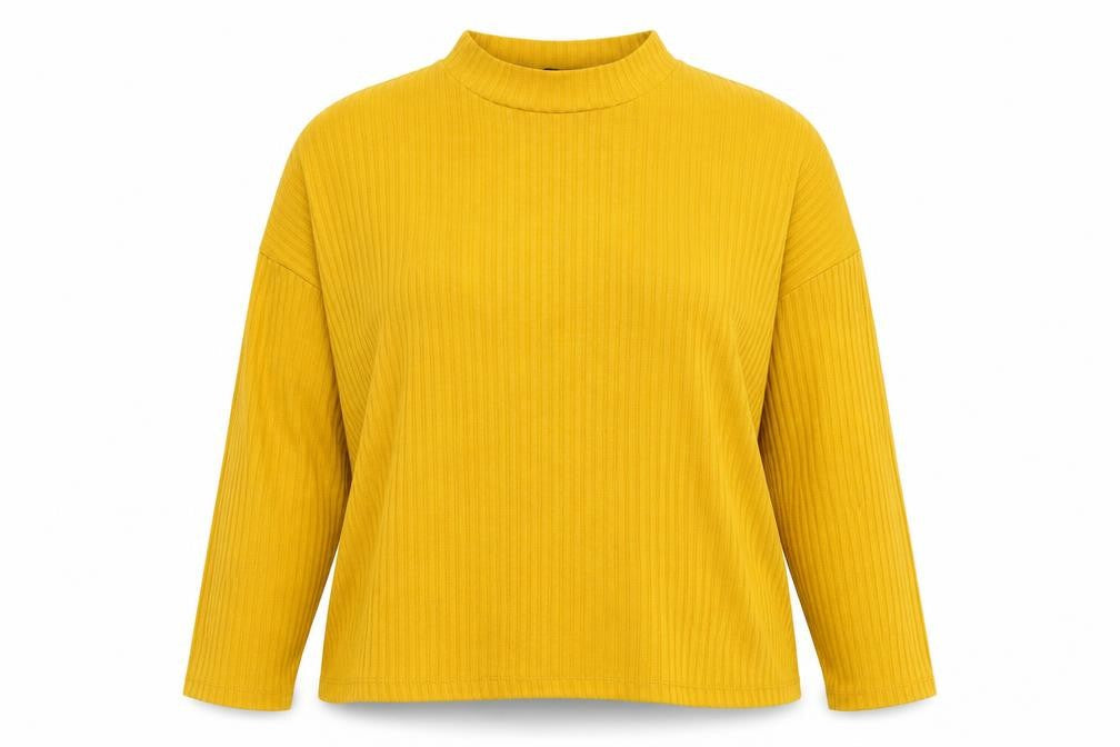 Dunnes Stores Womens Yellow  Viscose Pullover Sweatshirt Size 16  Pullover