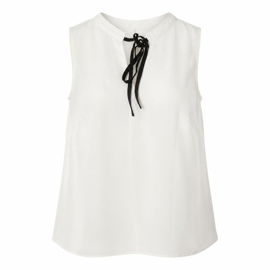 Atmosphere Womens White  Polyester Basic Blouse Size 10 Round Neck