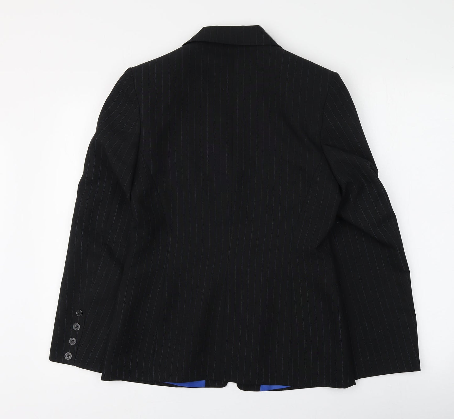 Definitions  Womens Black Striped  Jacket  Size 10