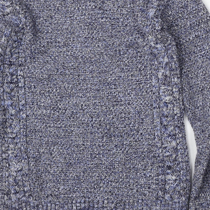 Preloved Gap Mens Blue Round Neck  Cotton Pullover Jumper Size XS - Label