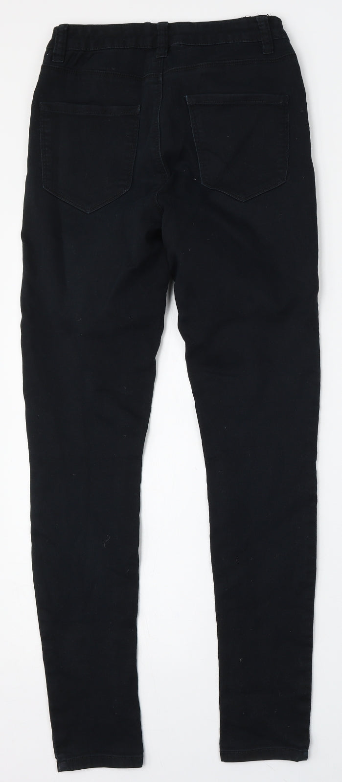 VERO MODA Womens Black  Cotton Skinny Jeans Size 26 L28 in Regular Button