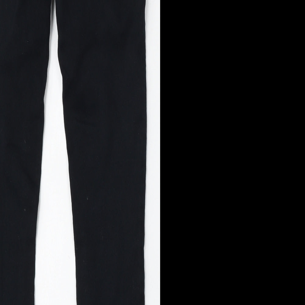 VERO MODA Womens Black  Cotton Skinny Jeans Size 26 L28 in Regular Button