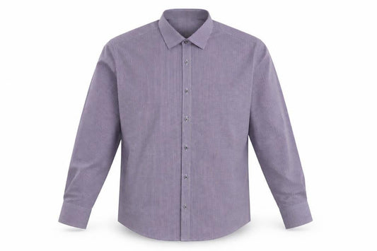 Marks & Spencer Mens Multicoloured Plaid Polyester  Button-Up Size L Collared Button