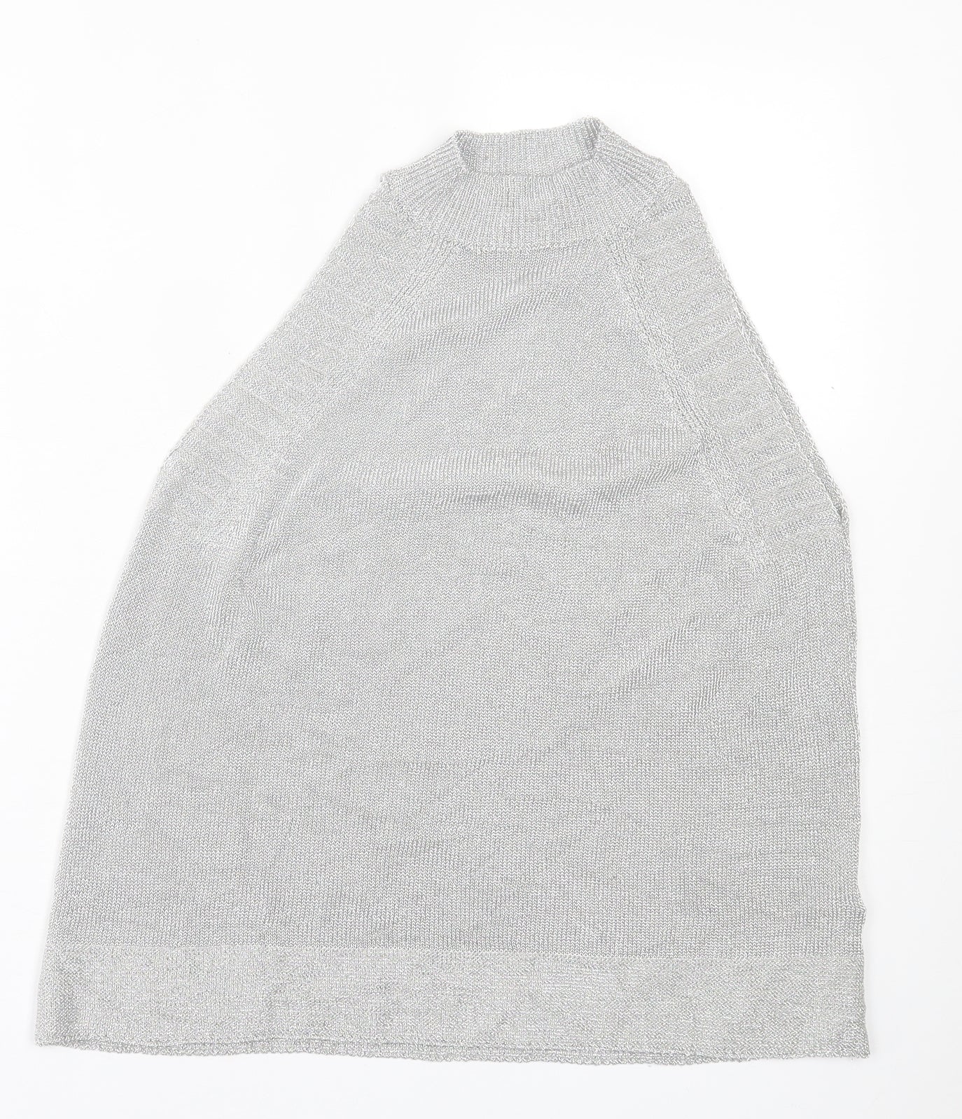 Topshop Womens Silver  Viscose Basic Tank Size M Halter