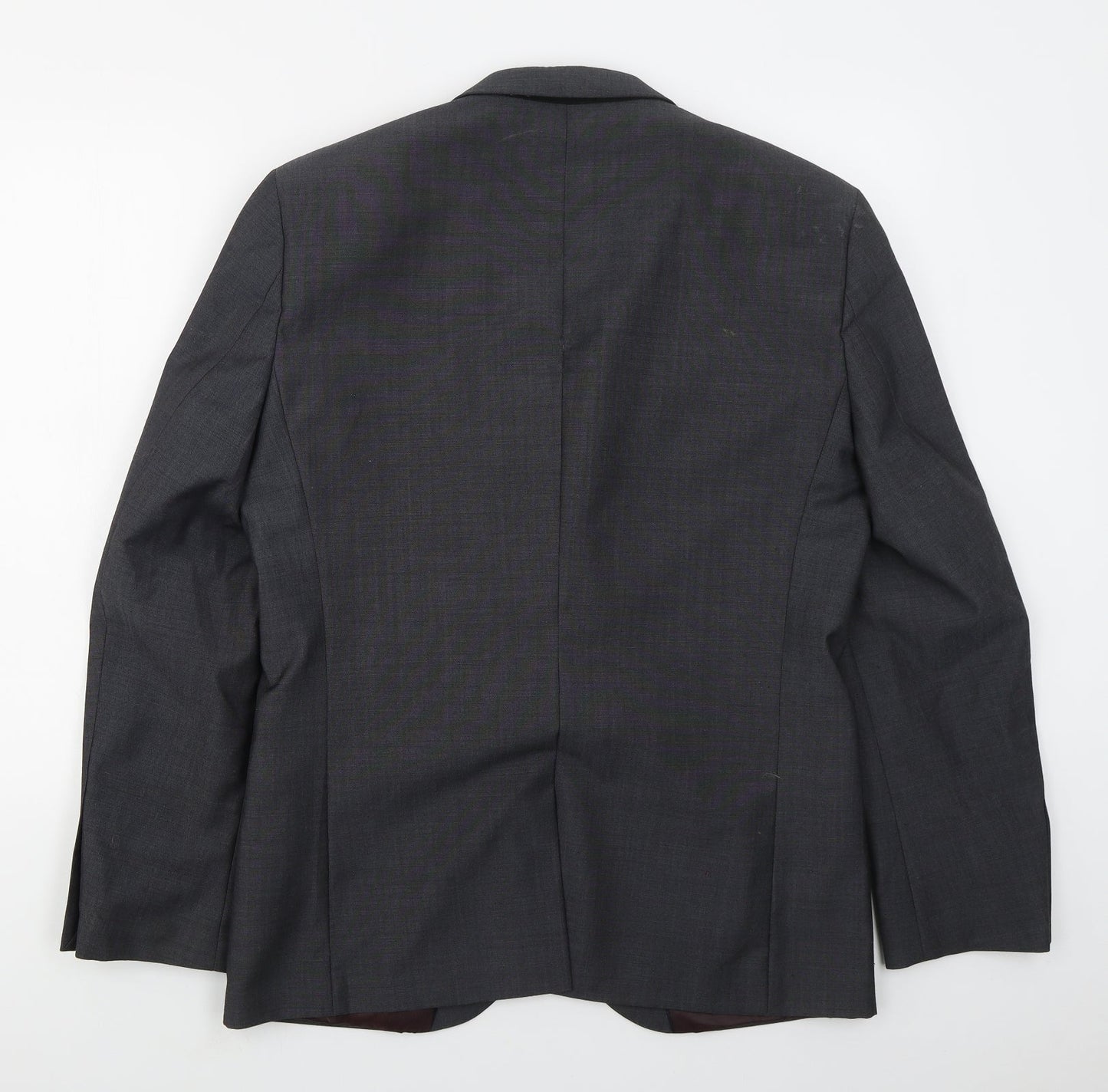 NEXT Mens Grey  Wool Jacket Suit Jacket Size 40