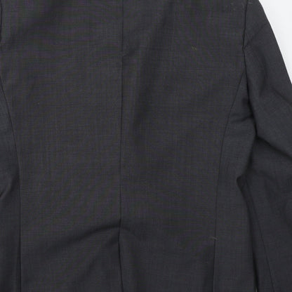 Next Mens Grey  Wool Jacket Suit Jacket Size 40