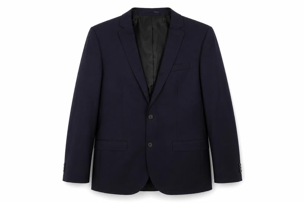 River Island Mens Blue  Polyester Jacket Suit Jacket Size 42
