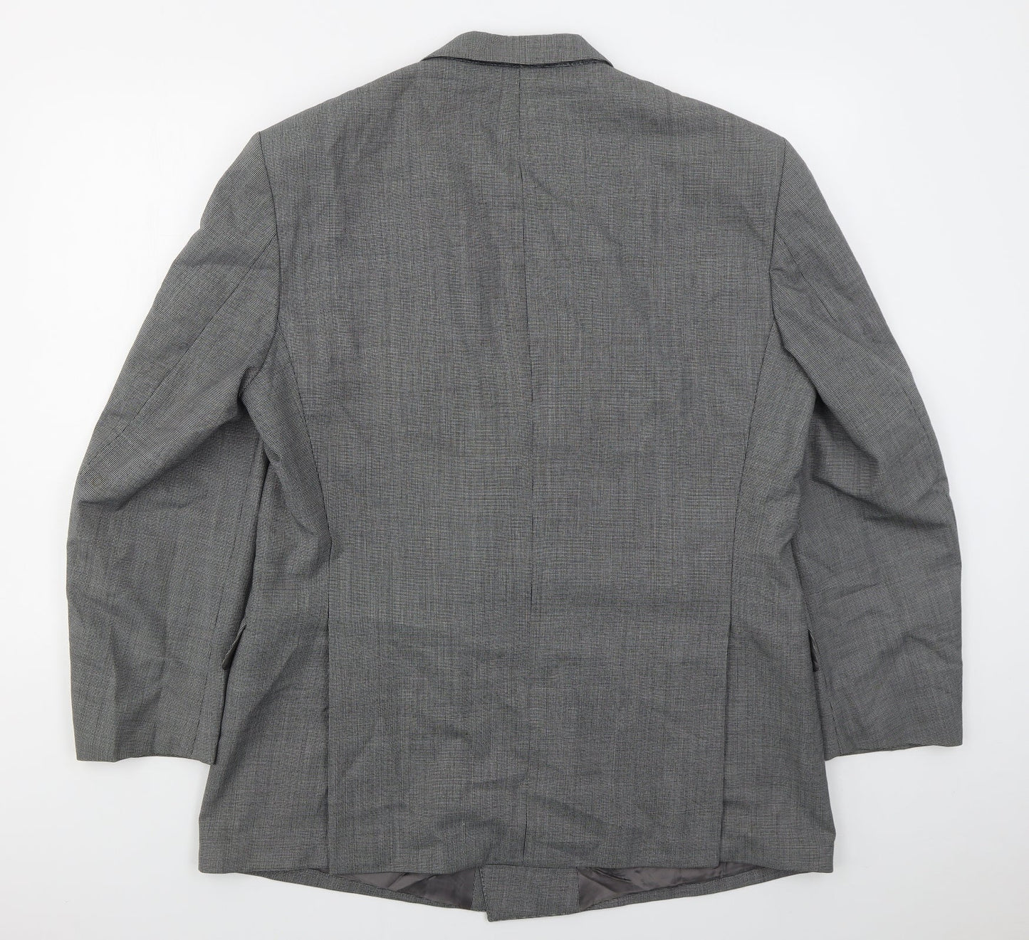 McKillens Mens Grey  Polyester Jacket Suit Jacket Size 44