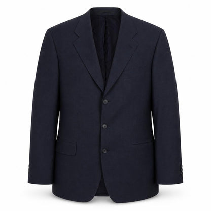 Baulmer Mens Blue  Polyester Jacket Suit Jacket Size 44