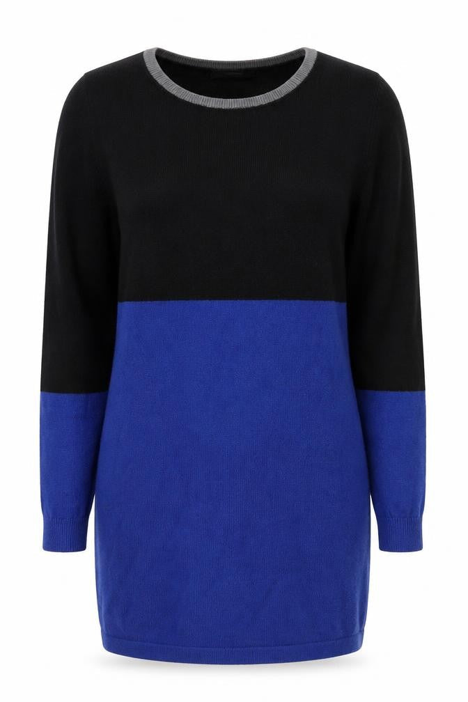 George Womens Blue Crew Neck  Acrylic Pullover Jumper Size 8