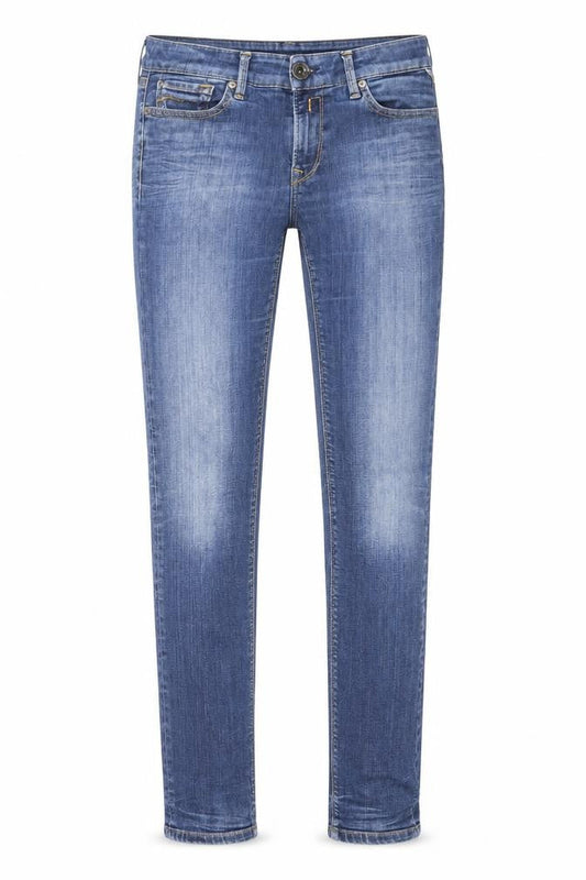 Luz Womens Blue  Cotton Skinny Jeans Size 29 L32 in Regular