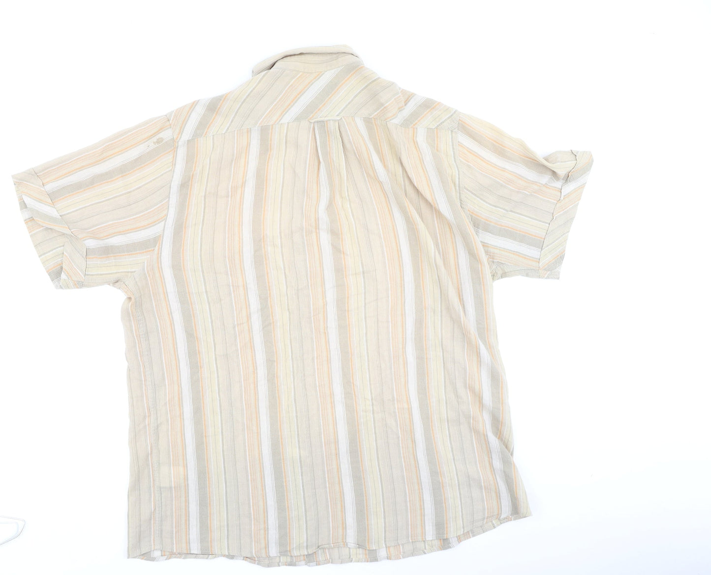 Camel Active Mens Multicoloured Striped Cotton  Polo Size XL Collared