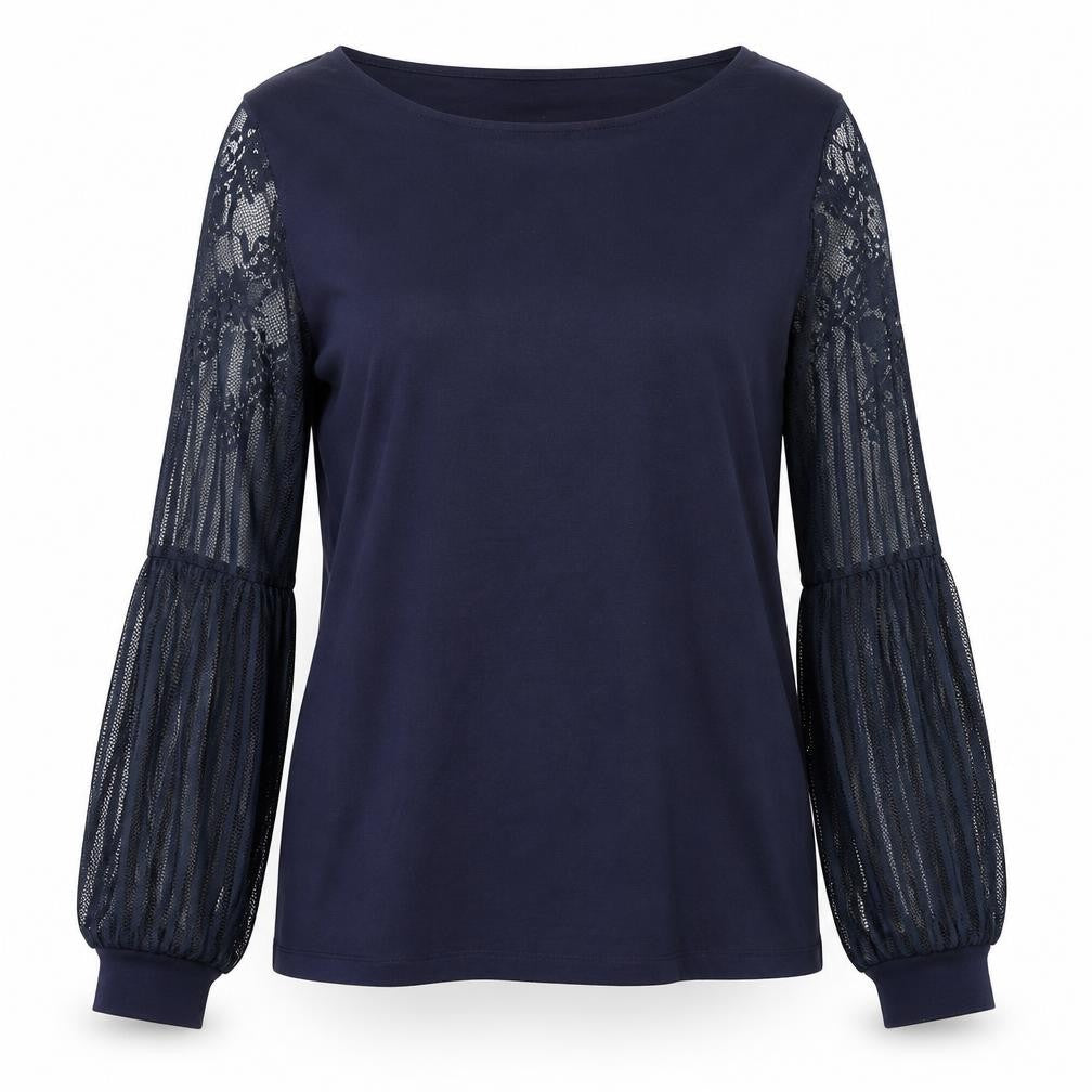Body Flirt Womens Blue  Viscose Basic T-Shirt Size M Round Neck
