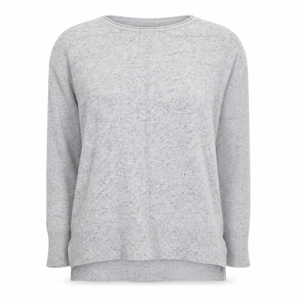 Atmosphere Womens Grey Round Neck  Acrylic Pullover Jumper Size 6