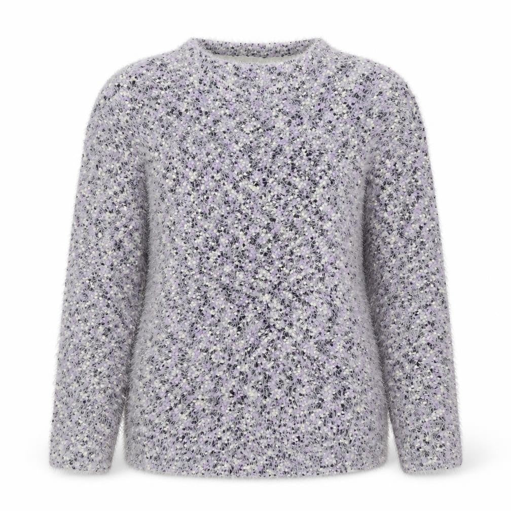 M&Co Womens Pink Round Neck  Nylon Pullover Jumper Size 14