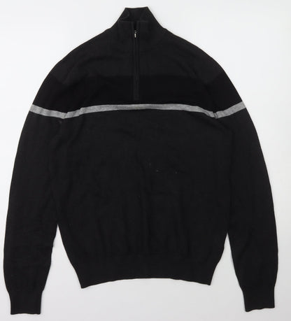Tu Mens Grey  Cotton Pullover Sweatshirt Size S