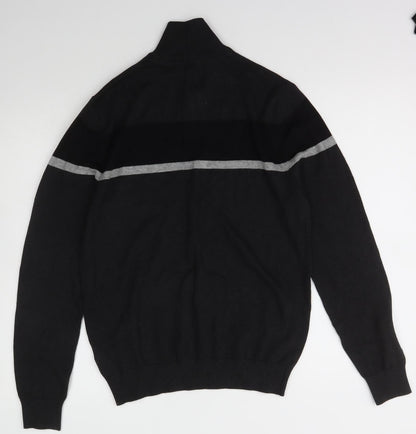 Tu Mens Grey  Cotton Pullover Sweatshirt Size S