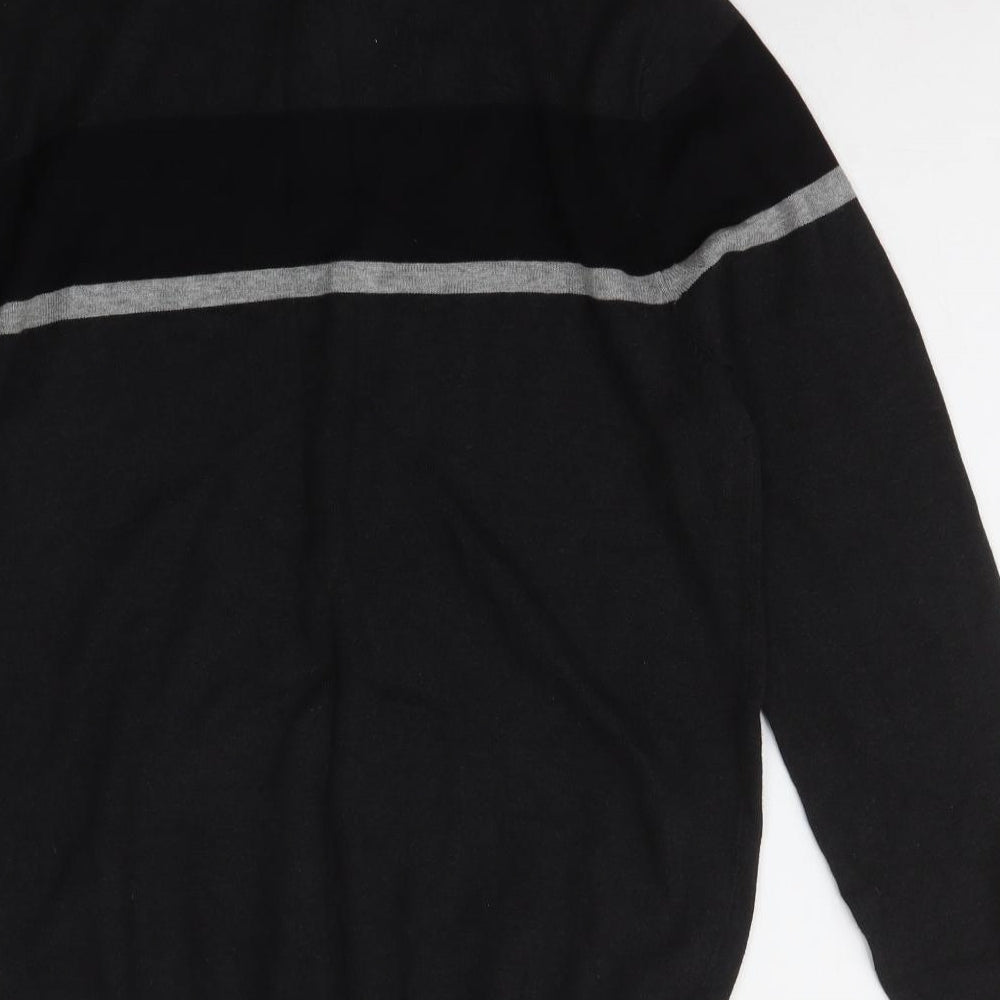 TU Mens Grey  Cotton Pullover Sweatshirt Size S