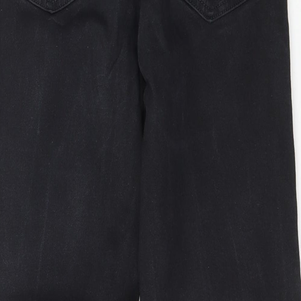 Astradivarius Womens Black  Cotton Skinny Jeans Size 8 L28 in Slim