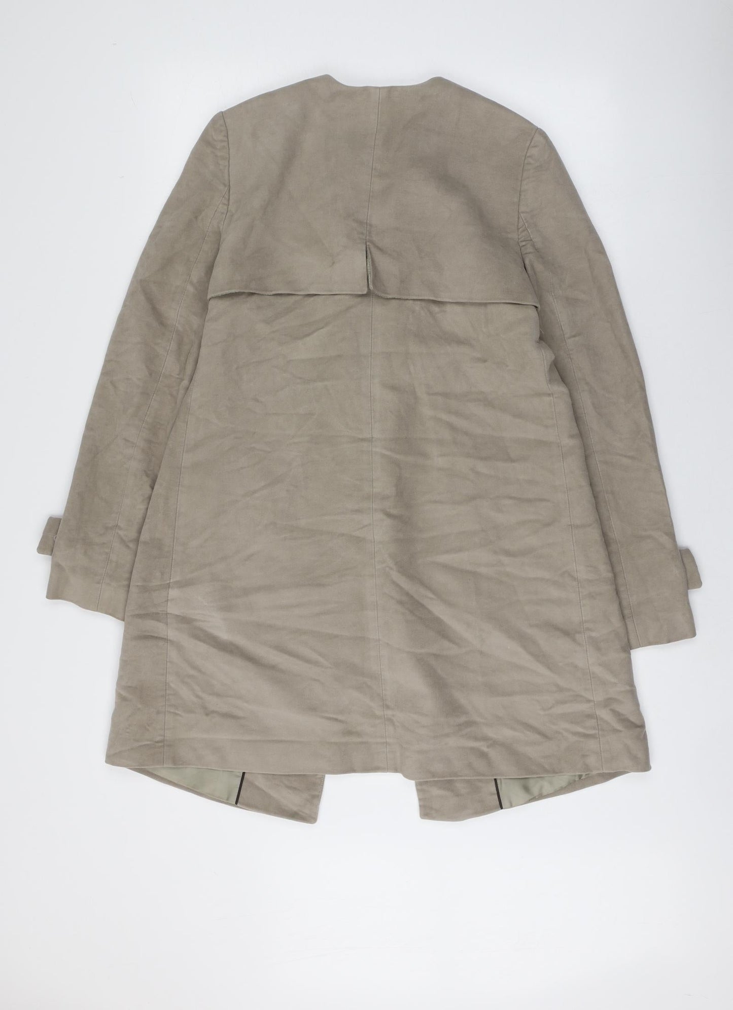 NEXT Womens Beige   Overcoat Coat Size 6