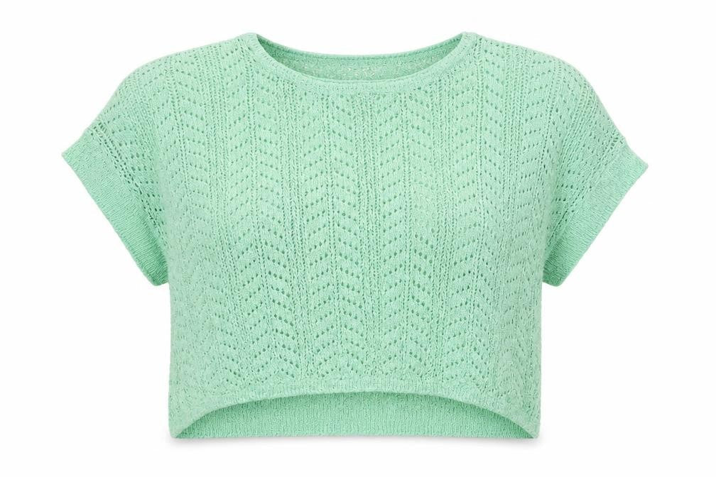 New Look Womens Green Round Neck  Polyester Pullover Jumper Size L