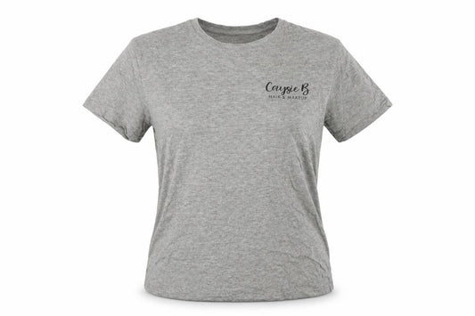 Primark Womens Grey  Cotton Basic T-Shirt Size S Crew Neck