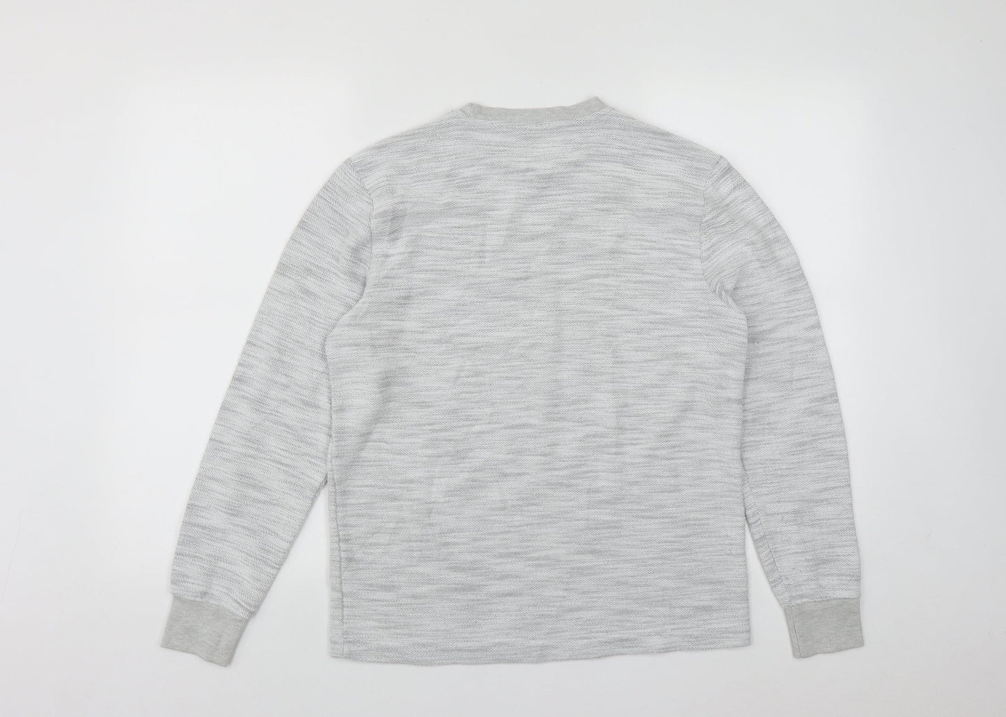Primark Mens Grey  Cotton Pullover Sweatshirt Size S