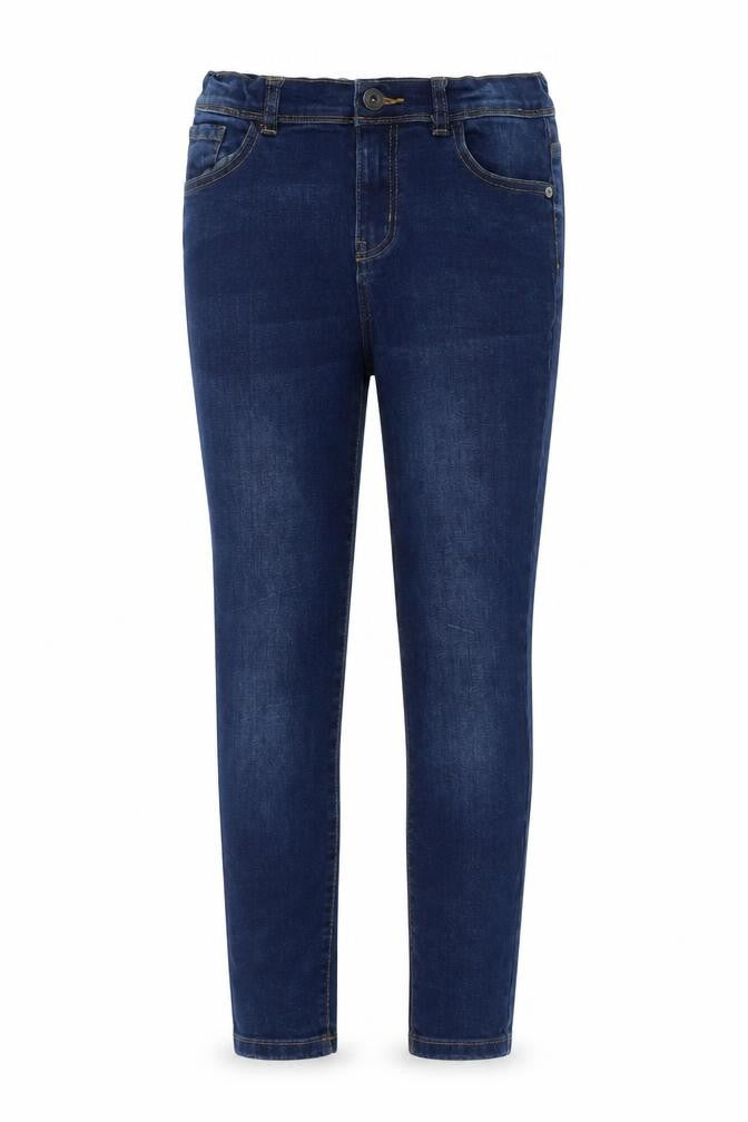 Denim & Co. Girls Blue  Cotton Skinny Jeans Size 11-12 Years  Regular