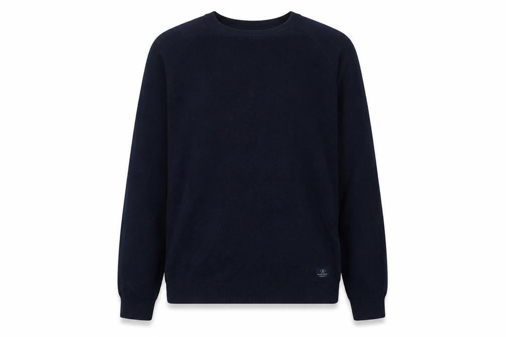 Holme & Co Womens Blue  Cotton Pullover Sweatshirt Size L