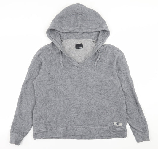 INSOMNIA Womens Grey  Cotton Pullover Hoodie Size M  Pullover