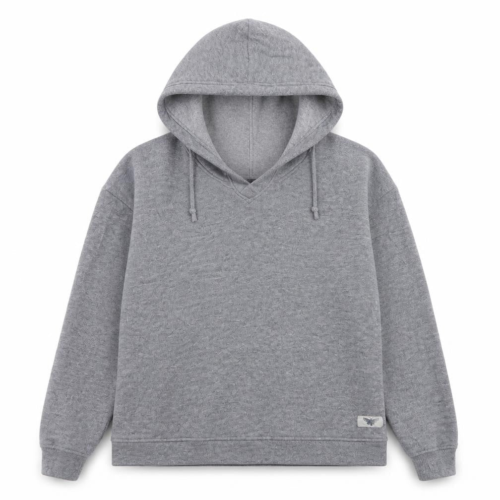 INSOMNIA Womens Grey  Cotton Pullover Hoodie Size M  Pullover