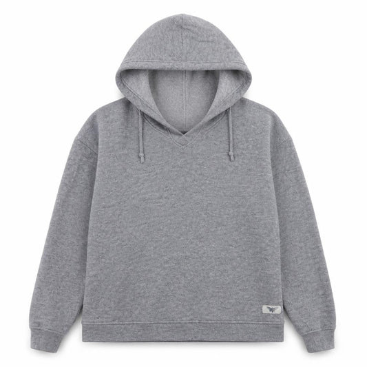 INSOMNIA Womens Grey  Cotton Pullover Hoodie Size M  Pullover