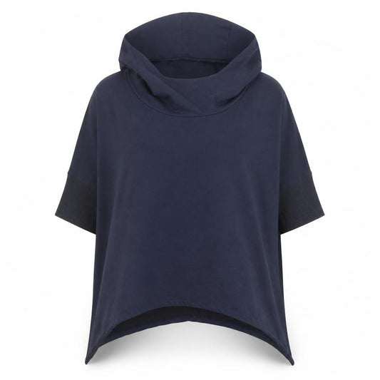 myzem Womens Blue  Polyester Pullover Hoodie Size M  Pullover