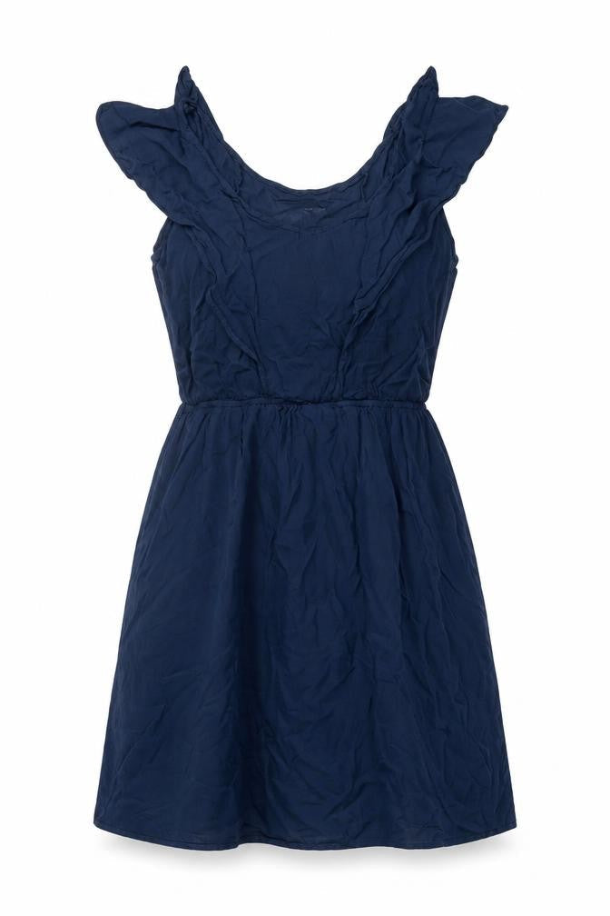 Pull&Bear Womens Blue  Polyester A-Line  Size M  V-Neck Pullover