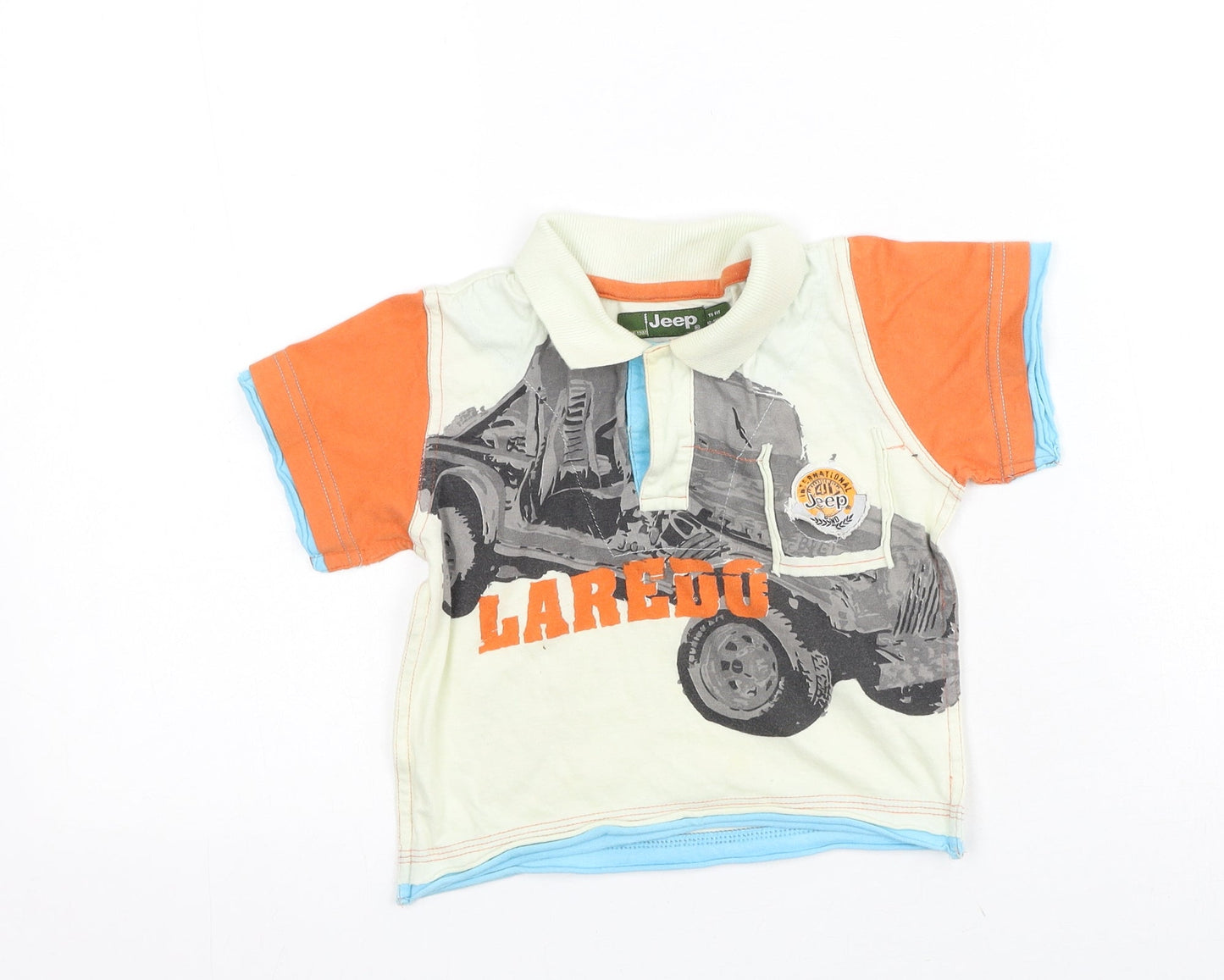 Jeep Boys Multicoloured  Cotton Basic Casual Size 12-18 Months Collared  - jeep