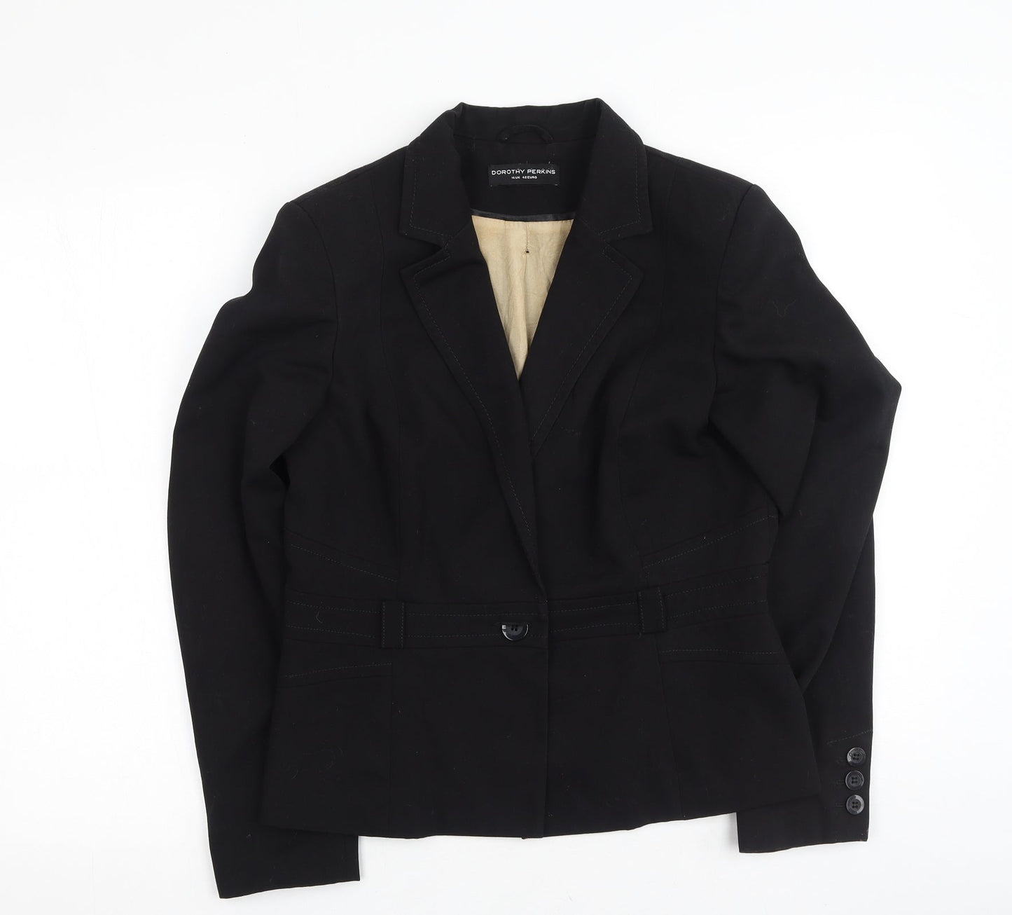 Dorothy Perkins Womens Black   Jacket  Size 14