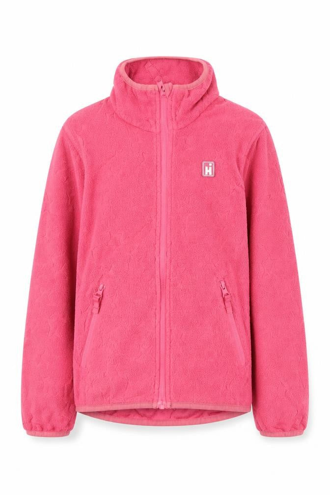 Hi Gear Girls Pink Geometric  Jacket  Size 7-8 Years  Zip