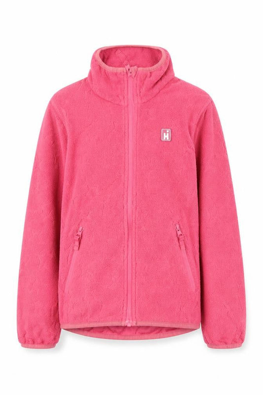 Hi Gear Girls Pink Geometric  Jacket  Size 7-8 Years  Zip