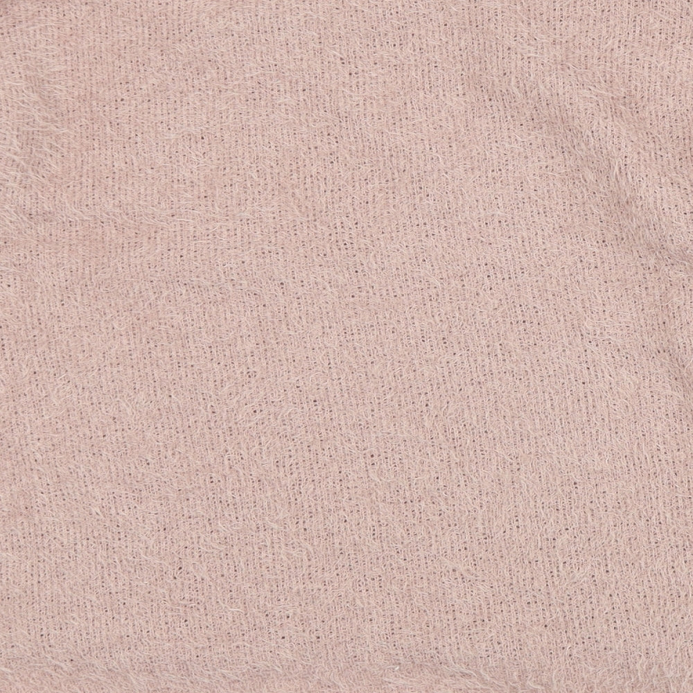 Primark Womens Pink Crew Neck  Polyester Pullover Jumper Size 6   - 6/8