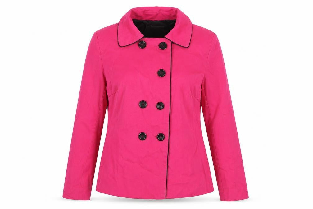 George Womens Pink   Jacket  Size M  Button