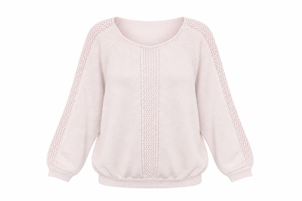 Marks & Spencer Womens Pink Round Neck  Polyester Pullover Jumper Size 10